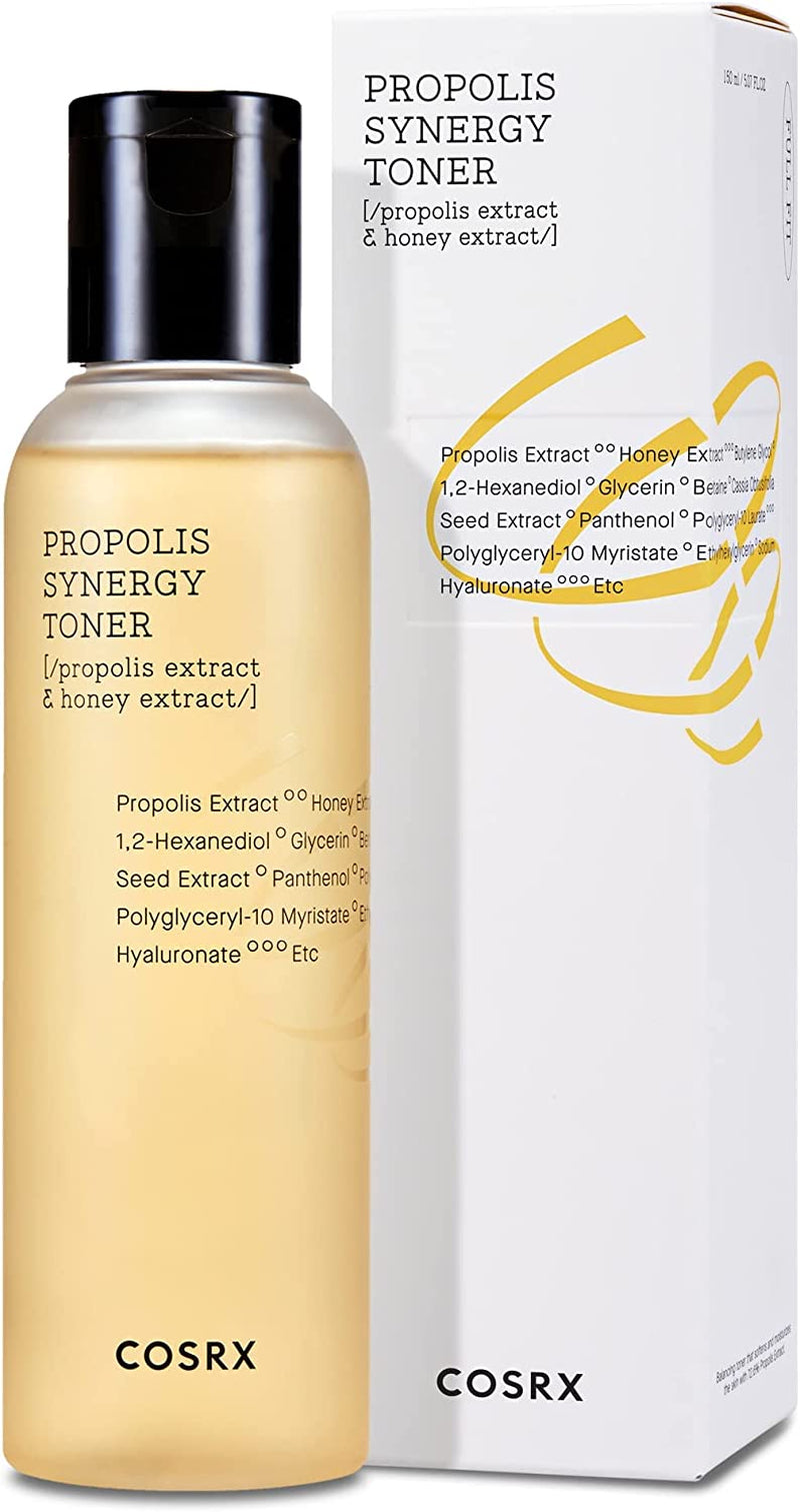 Full Fit Propolis Toner with 72% Propolis Extract - Korean Glow Enhancing Hydrating Essence for Soft, Plump Skin (150ml)