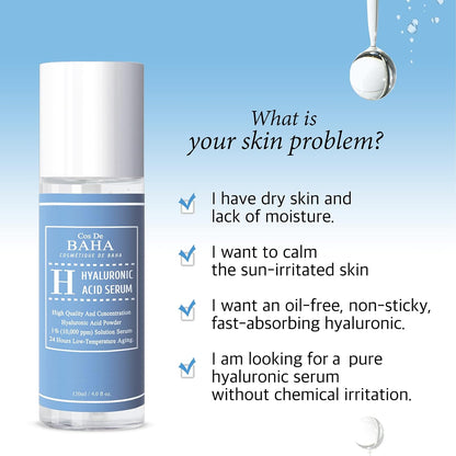 Revitalize Your Skin with Pure Hyaluronic Acid 1% Powder Serum - Intense Hydration, Anti-Aging Benefits, and Visible Plumping for a Youthful Glow